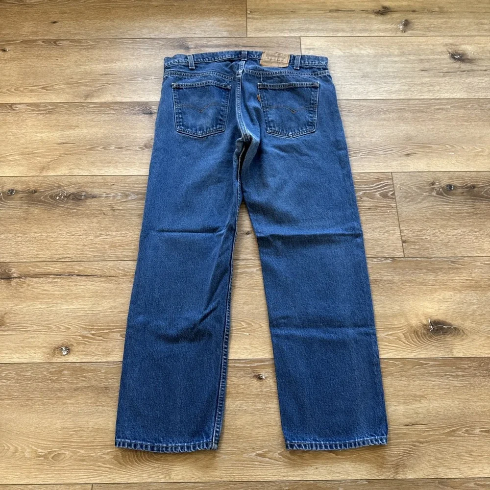 Vintage Levis 505 Jeans Mens 34 x 30 Relaxed‎ Fit 80s Denim Straight Leg
